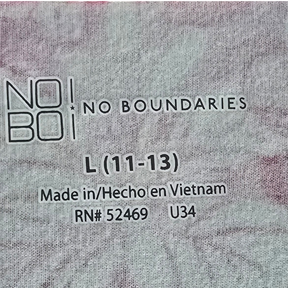 NOBO No Boundaries Pink Floral Tiered Mini Dress L (11-13) V-Neck Casual - Picture 6 of 15